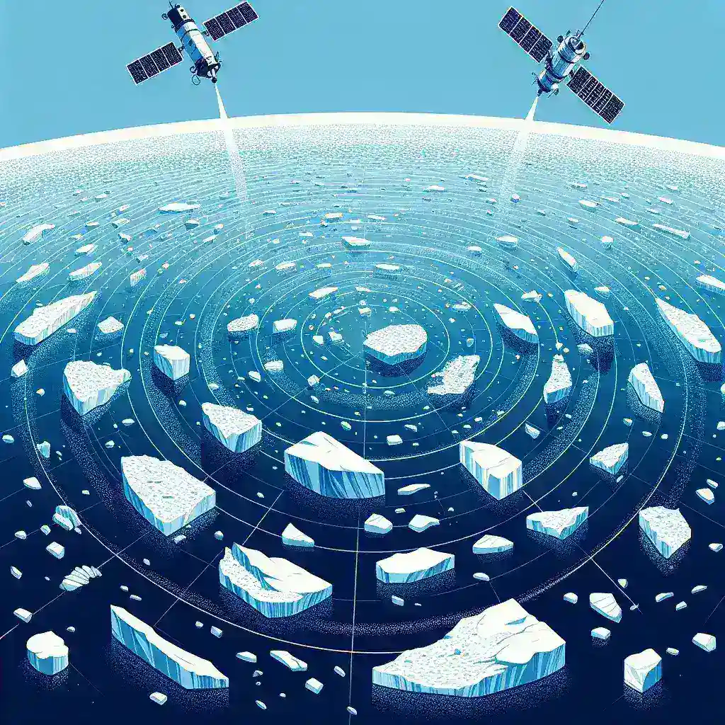 Satélites monitoram deslocamento de icebergs no Atlântico Sul